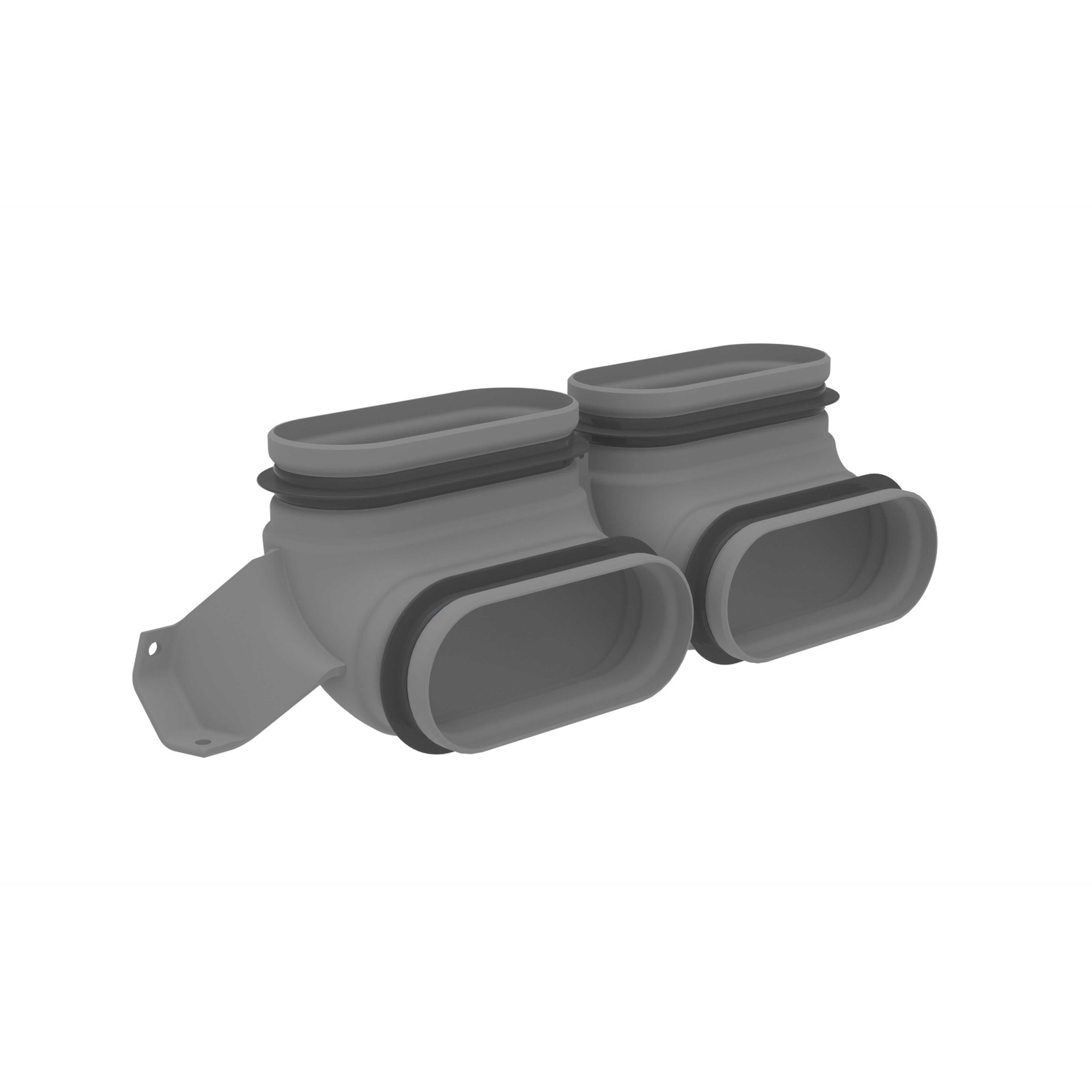 Zehnder - CK 300 - Coude double - Vertical 90°