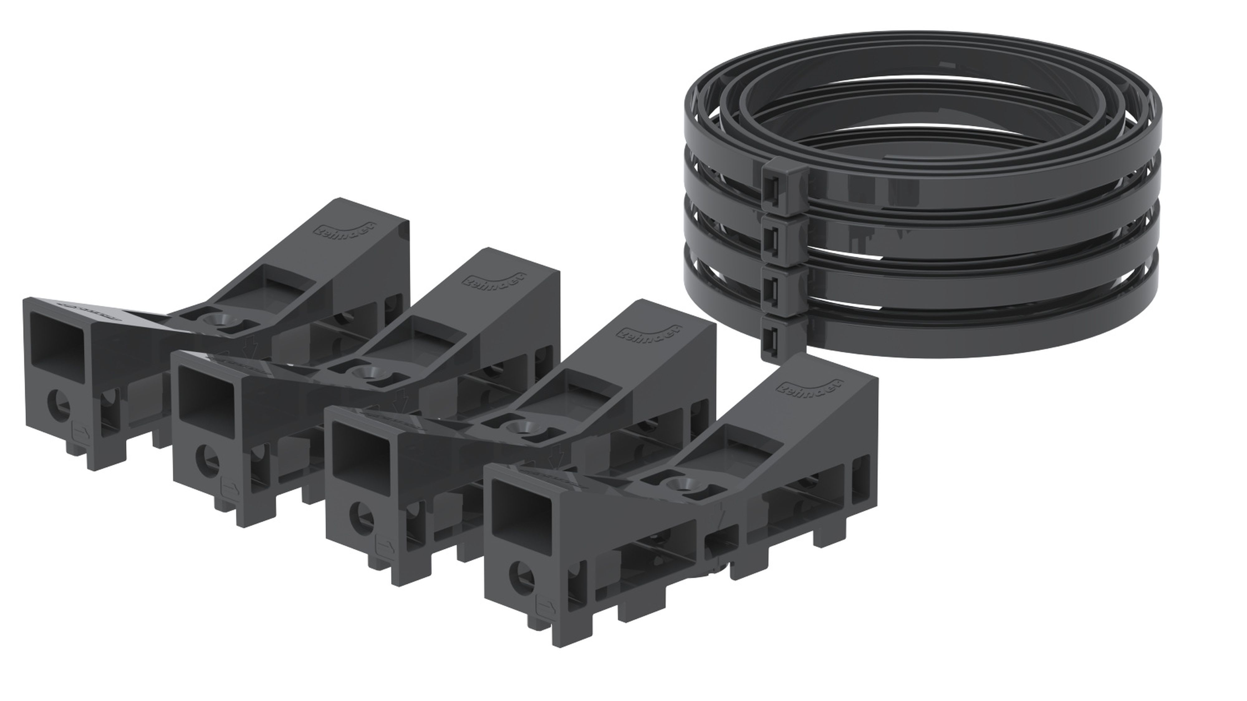 Zehnder - Colliers de fixation ComfoFix Link pour réseau primaire ComfoPipe Compact (4pcs)