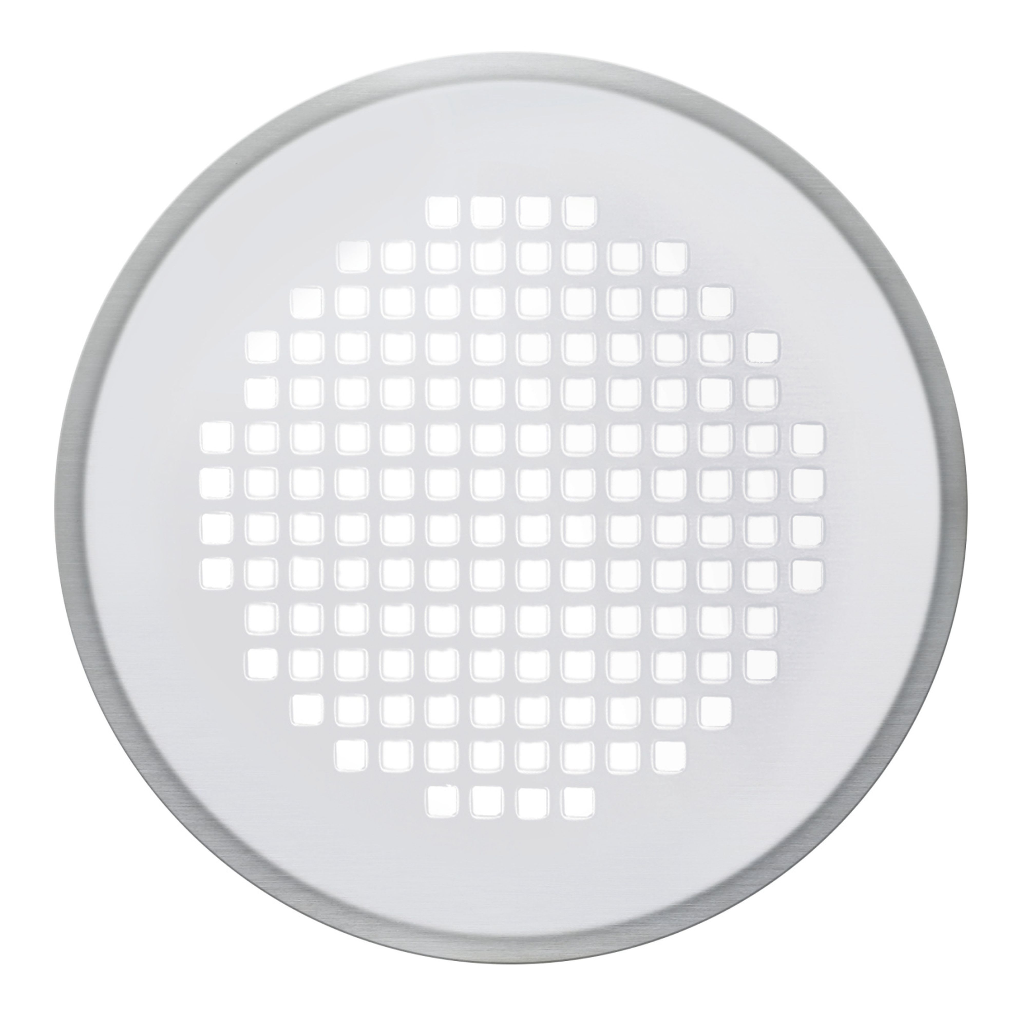 Zehnder - Grille ronde - Torino inox