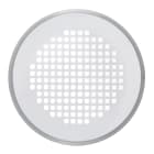 Zehnder - Grille ronde - Torino inox