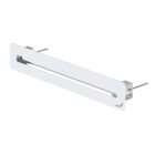 Zehnder - Grille Design ComfoGrid Linea 400 mm Finition métal brossé