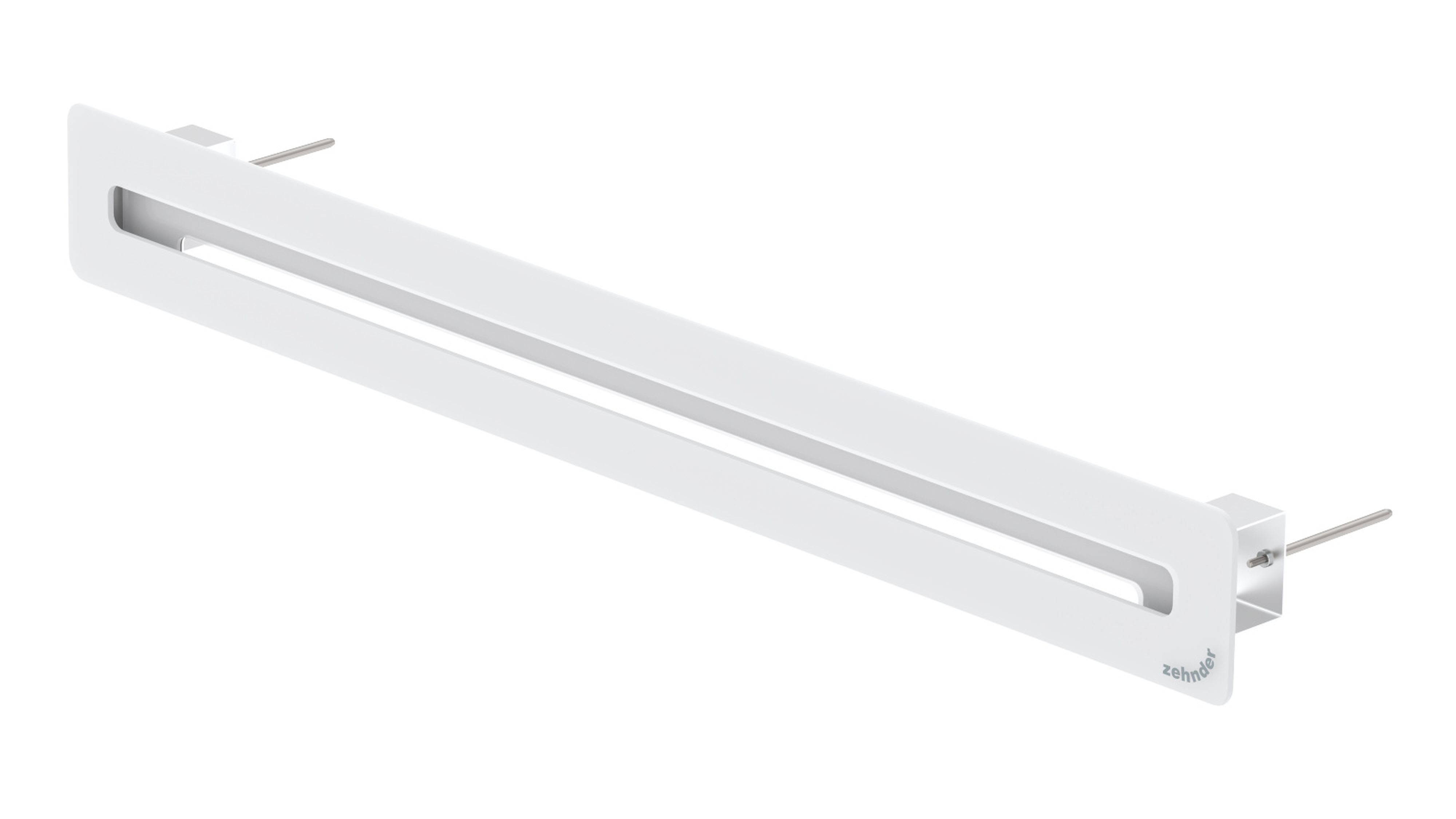 Zehnder - Grille Design ComfoGrid Linea 600 mm Finition métal brossé