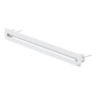 Zehnder - Grille Design ComfoGrid Linea 600 mm Finition black glass