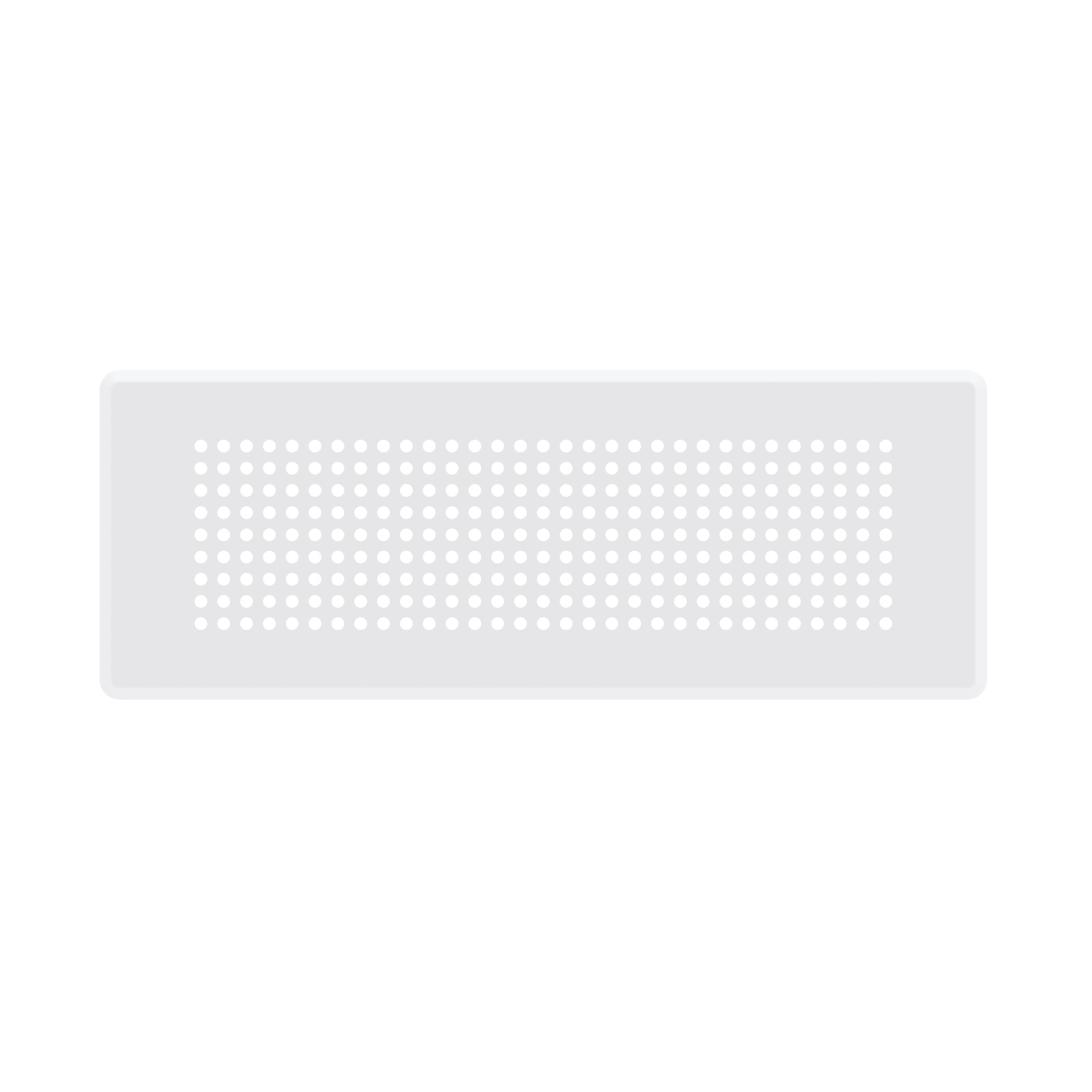 Zehnder - Grille allongée - Roma blanc