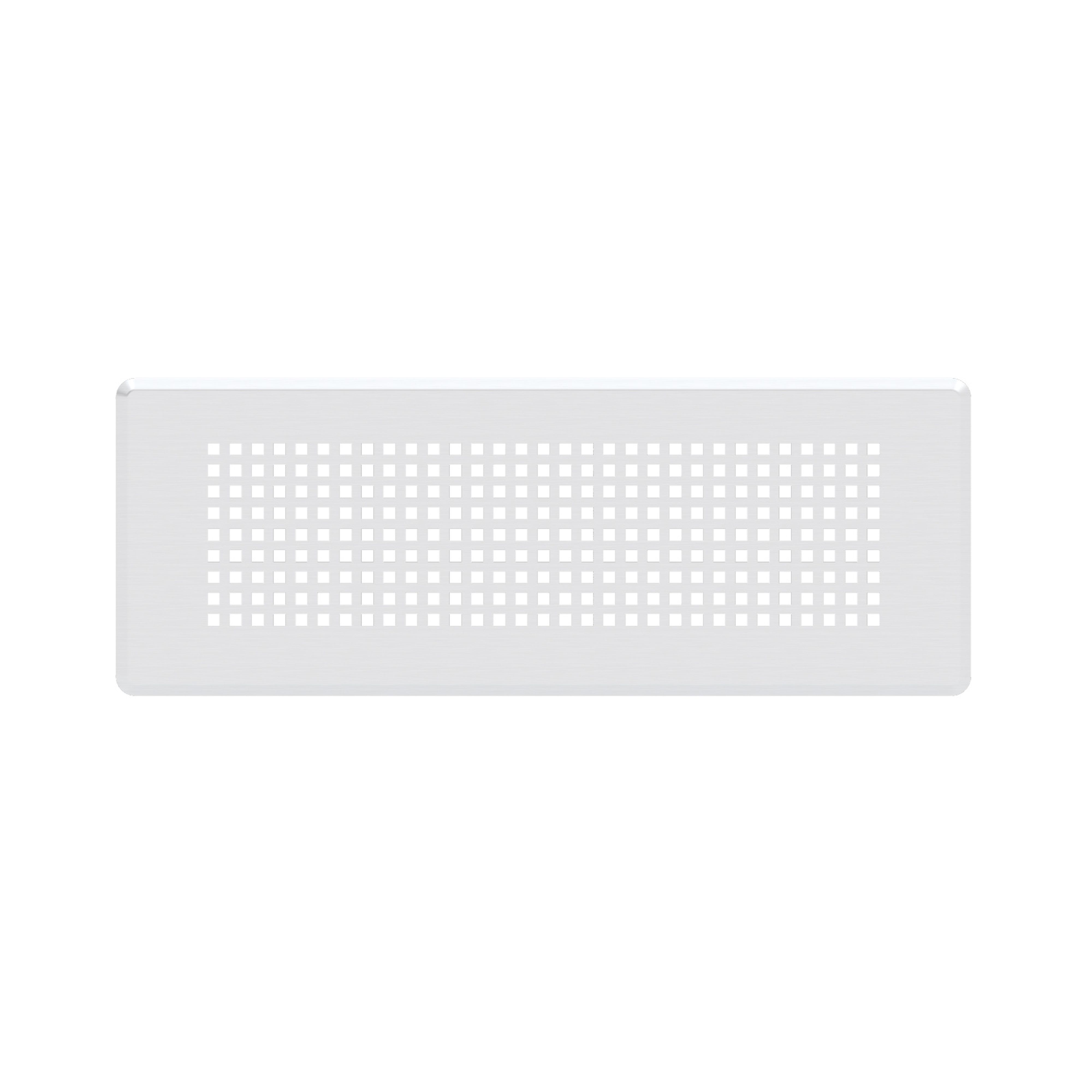 Zehnder - Grille allongée - Torino inox