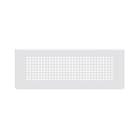 Zehnder - Grille design longue pour boîtier CLD 2X90 Zehnder Torino Blanche