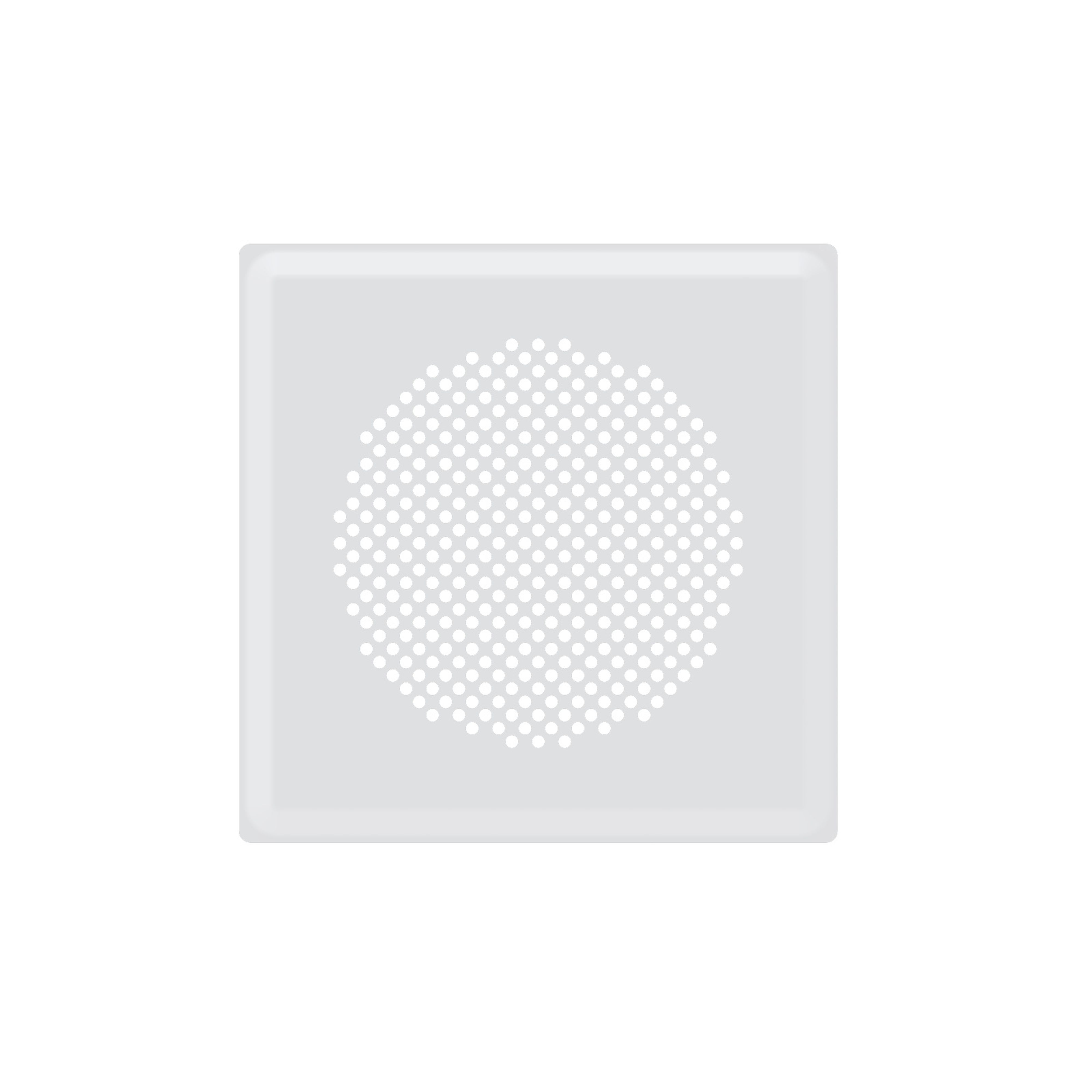 Zehnder - Grille carrée - Venezia blanc