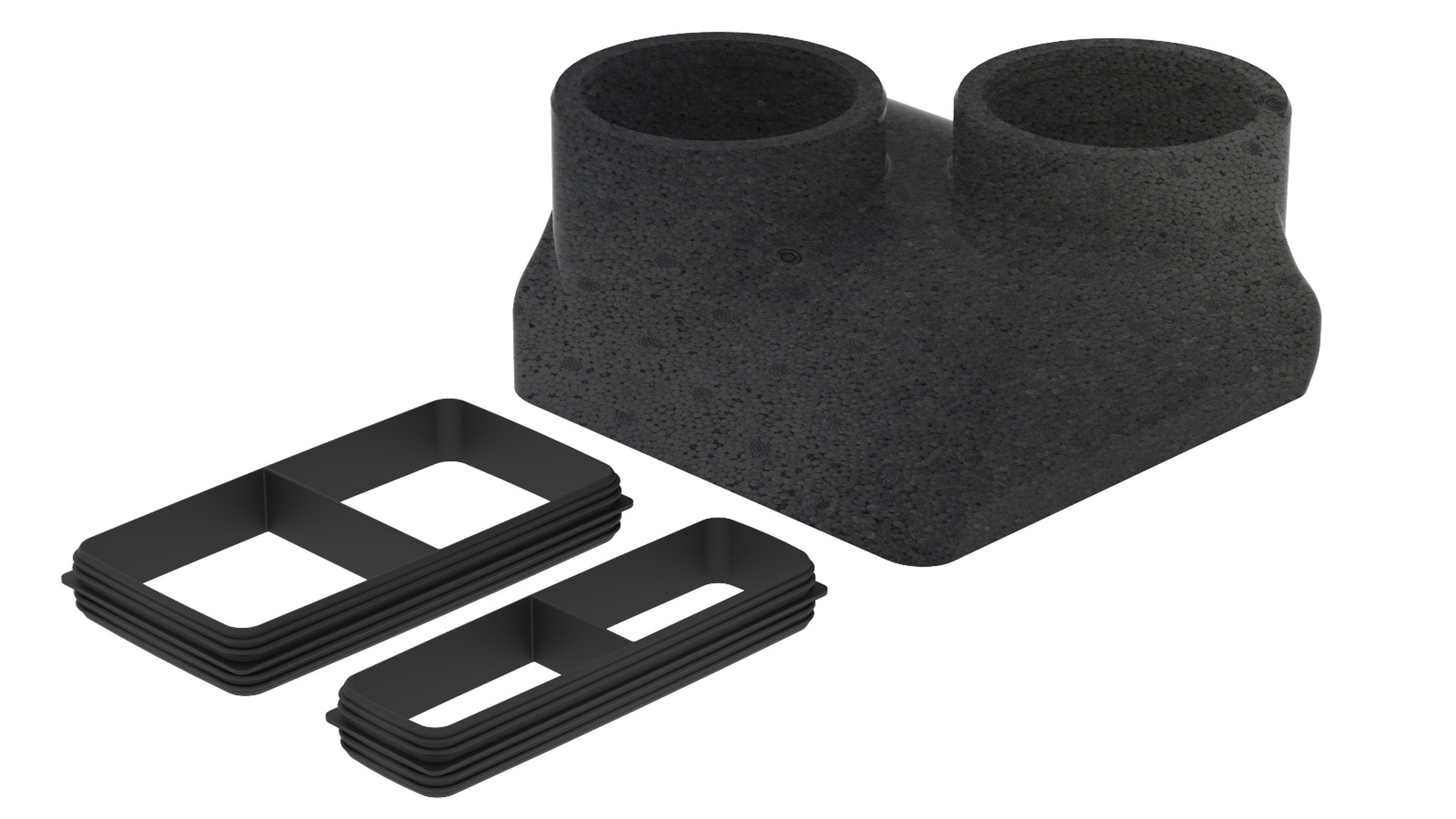 Zehnder - Twin Duct - Elément de transition ComfoAir 180 - ComfoPipe 125