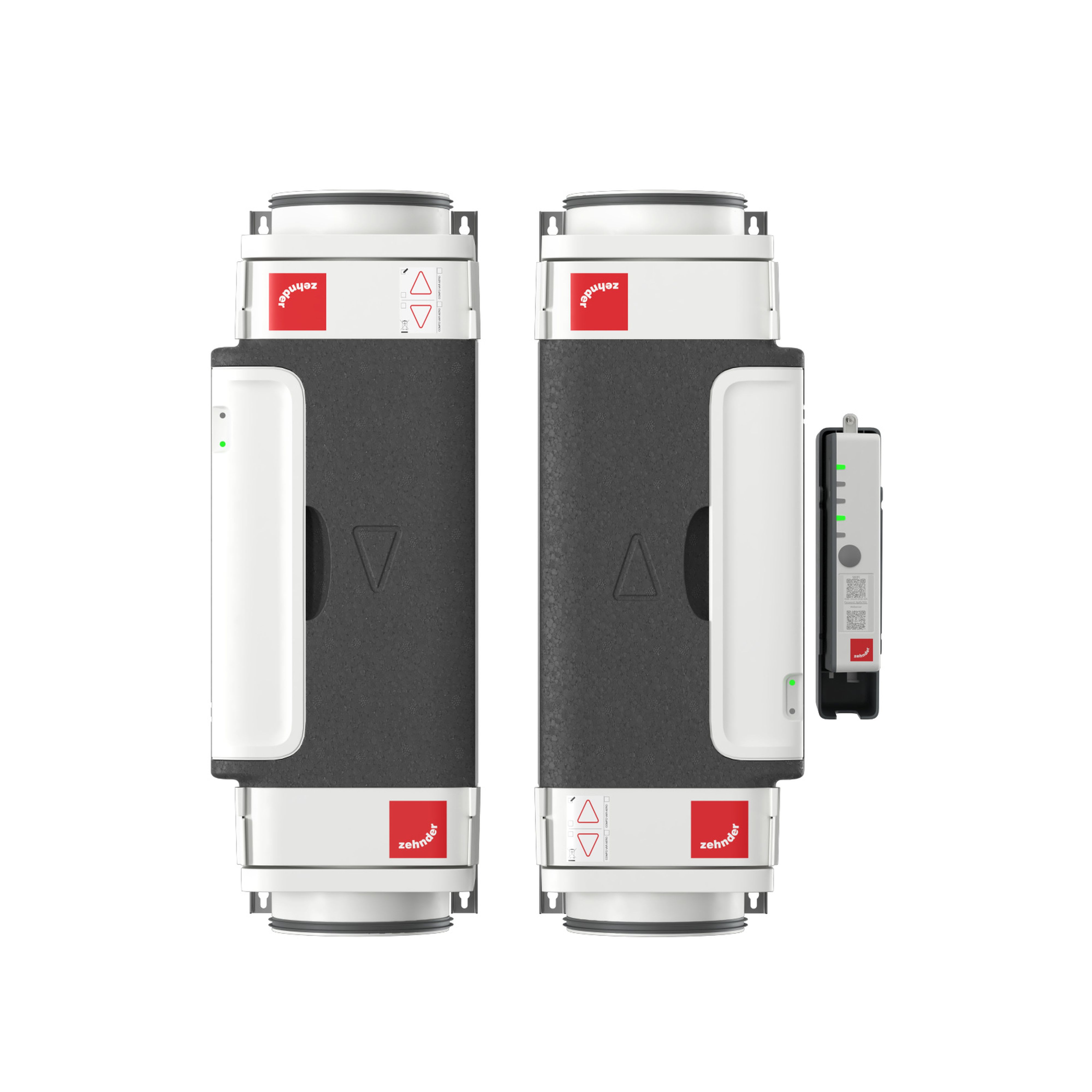 Zehnder - Zehnder ComfoVar Aero 160 EU: 2 registres VAV + 1 module de commande.