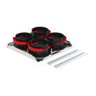 Zehnder - Plaque de montage 4xDN75/P - Caisson Silencieux CW220