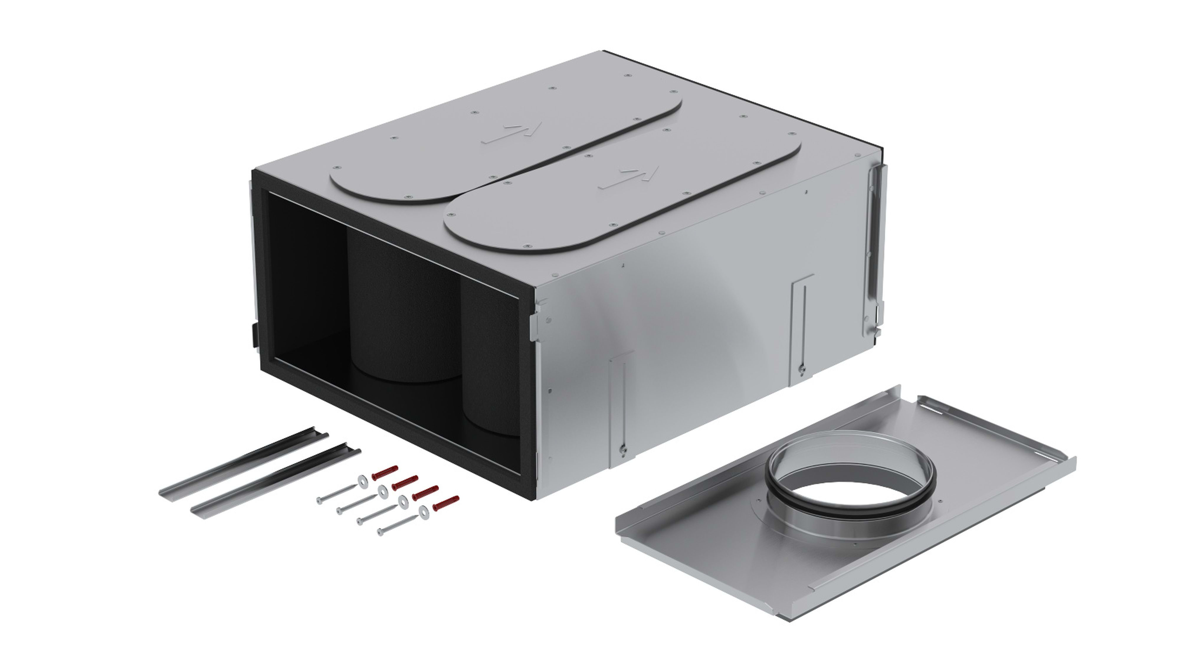 Zehnder - Caisson de distribution d'air silencieux isolé ComfoWell Therm 420 DN160