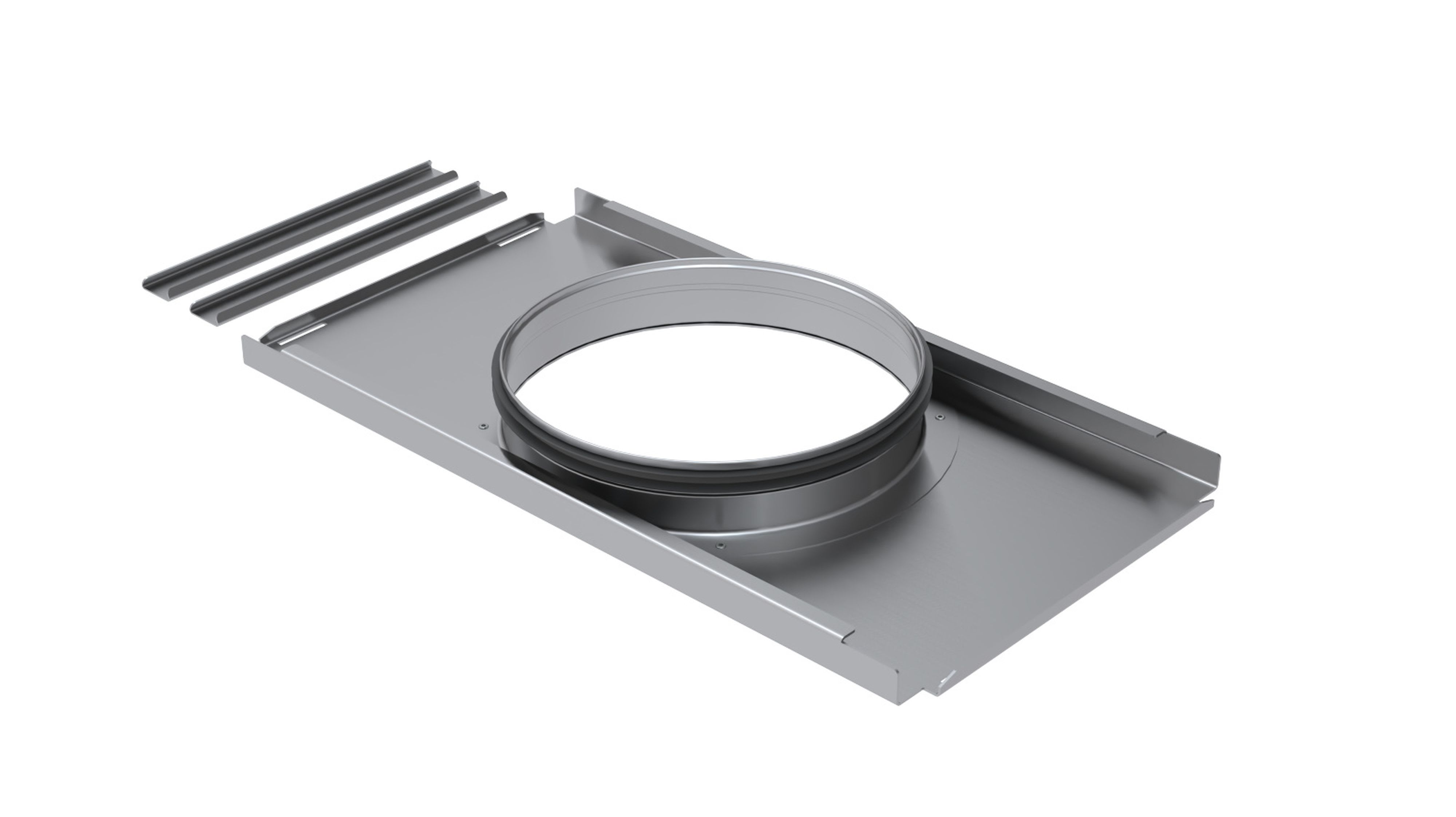 Zehnder - Plaque de raccordement DN200 - Caisson Silencieux CW420