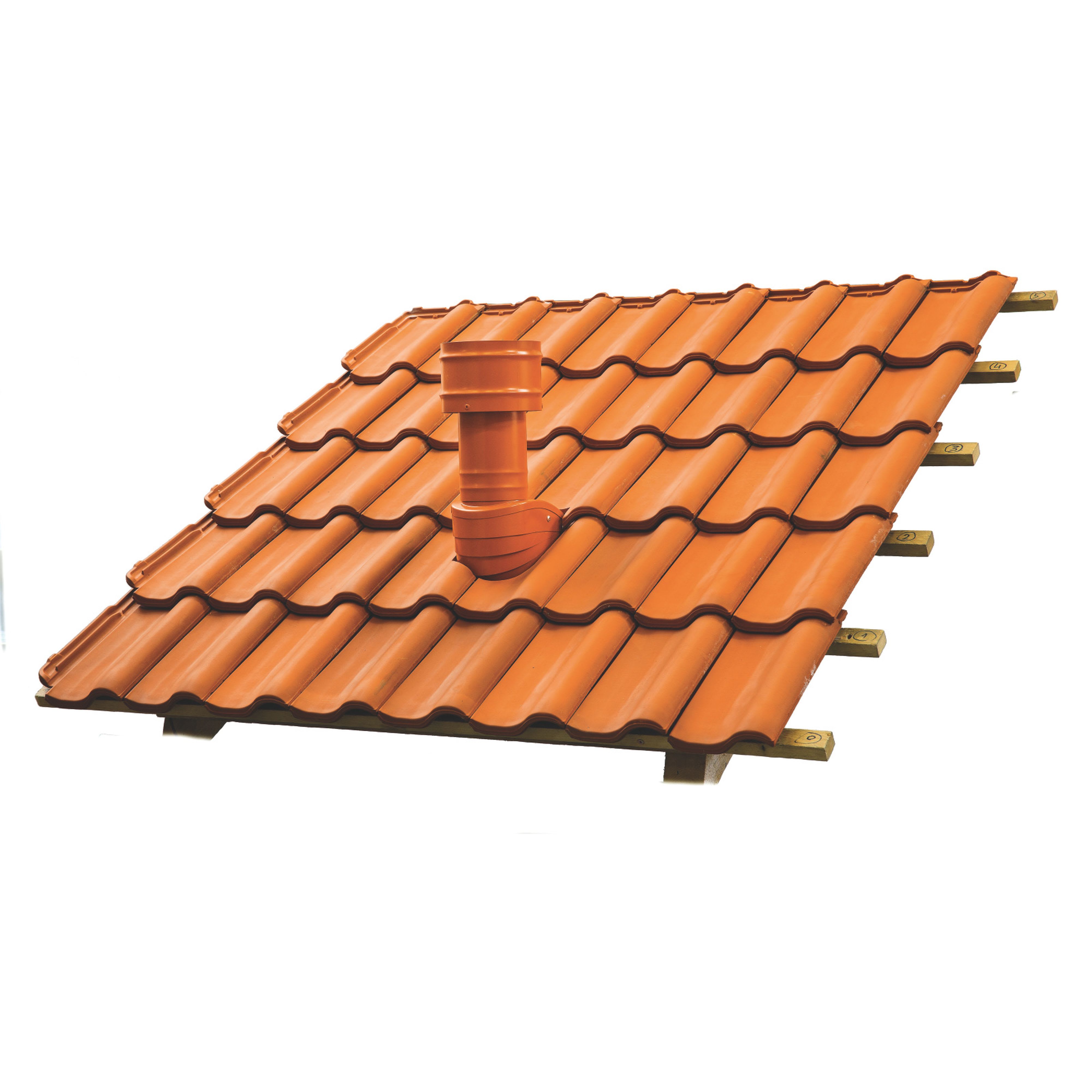 Zehnder - Chapeau de toit plat noir DN160