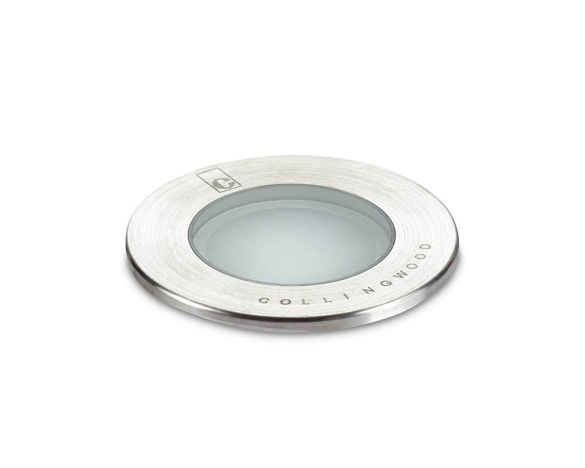 Collingwood - GL018C, encastre de sol de balisage en inox 316 LED 0,5W, 3000K, 120, IP68