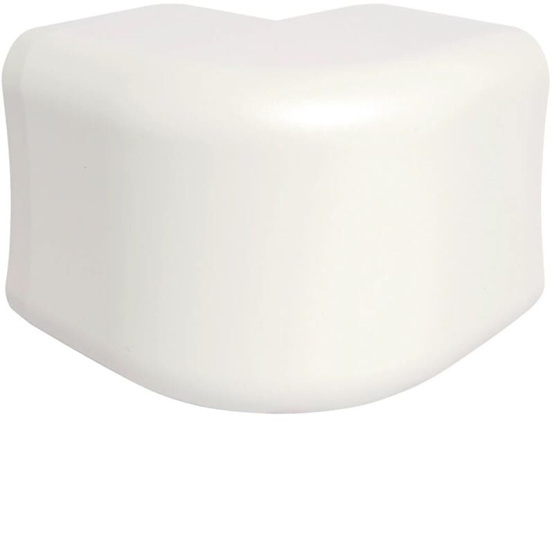 Hager - Angle extérieur pour goulotte de climatisation CLM 75 x 125 mm Blanc paloma