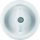 Hager - Enjoliveur 1930 avec manette rotative finition procelaine de Rosenthal Alba