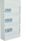 Hager - Tableau électrique gamma+ 13, pré-équipé 3 rangées, 13 M, Quickfix