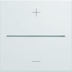 Hager - Enjoliveur Gallery variateur connecté, finition Pure