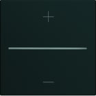 Hager - Enjoliveur Gallery variateur connecté 2 modules , finition Night