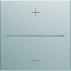 Hager - Enjoliveur Gallery variateur connecté 2 modules , finition Titane