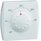 Hager - Thermostat ambiance électronique semi-encastré avec voyant 230V