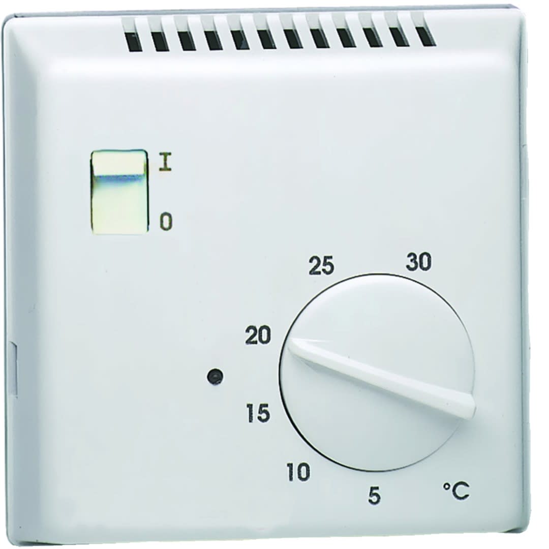 Hager - Thermostat ambiance électronique saillie chauf eau chaude contact inverseur 230V