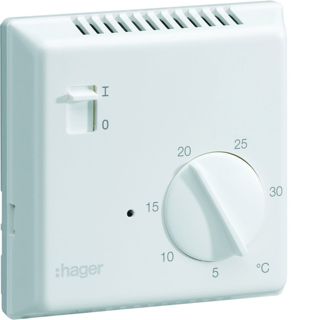 Hager - Thermostat d'ambiance saillie chauffage électrique avec entrée fil pilote 230V
