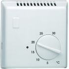 Hager - Thermostat ambiance bi-métal chauf eau ch contact inv voyant entrée abaiss 230V