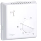 Hager - Thermostat ambiance bi-métal chauf eau ch contact à ouvert voyant inter I-O 230V