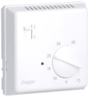 Hager - Thermostat d'ambiance bi-métal chauffage eau ch contact NF, inter On/Off 230V