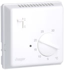 Hager - Thermostat d'ambiance bi-métal chauffage eau ch contact NF, inter On/Off 230V