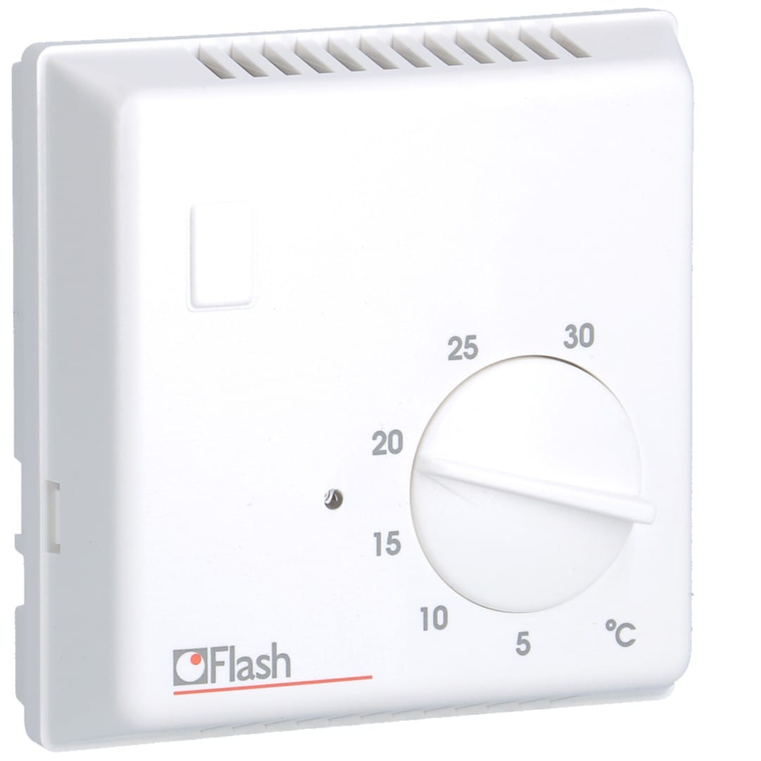 Hager - Thermostat ambiance bi-métal chauffage eau chaude avec contact inverseur 230V