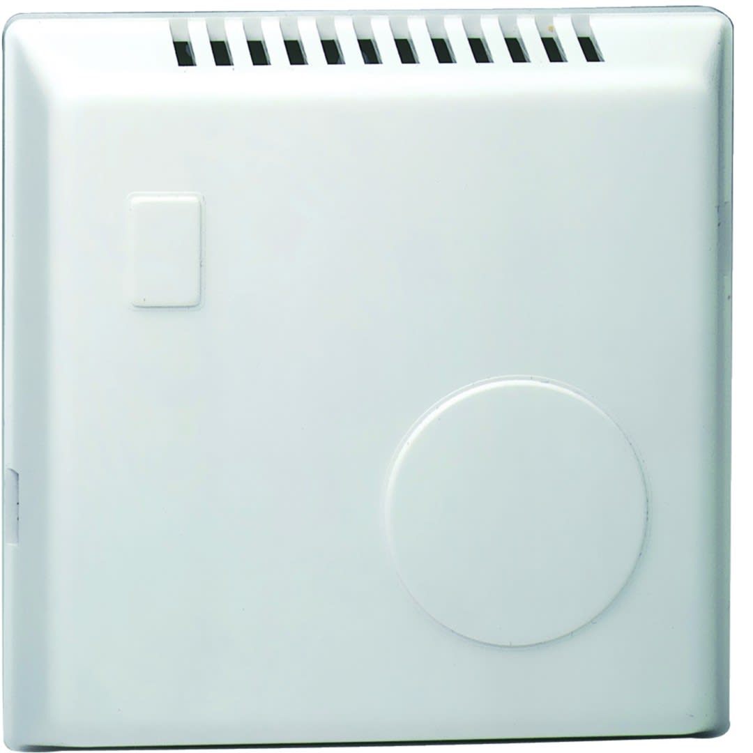 Hager - Thermostat ambiance bi-métal chauf eau ch avec contact à ouverture + voyant 230V