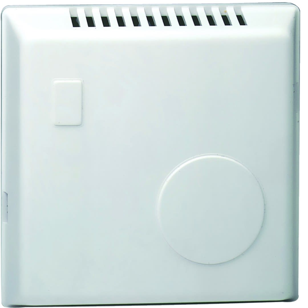 Hager - Thermostat ambiance bi-métal chauf. eau ch. avec contact inv. réglage caché 230V