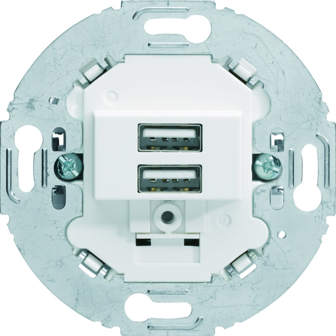 Hager - Chargeur USB A+A 1930 Alba