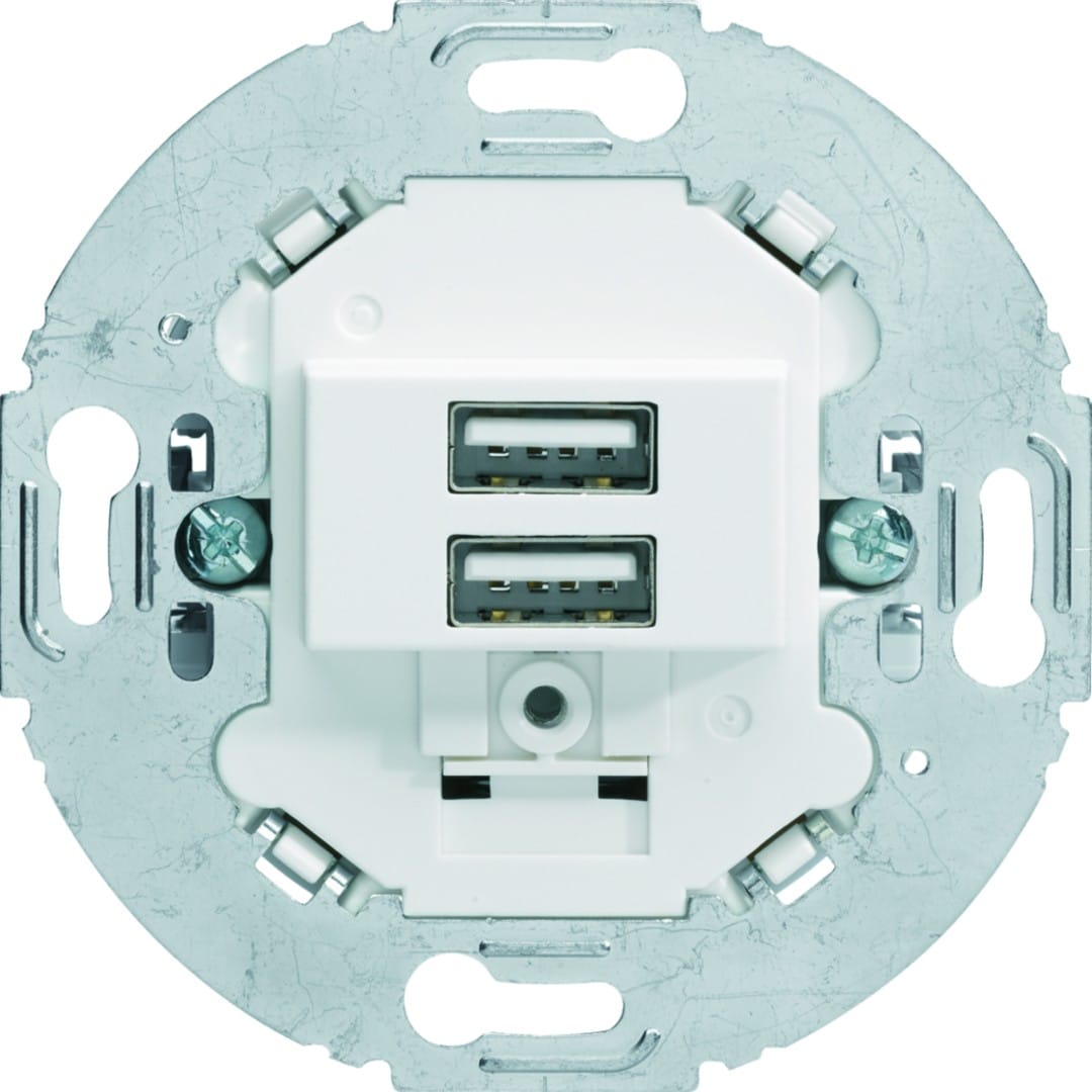 Hager - Chargeur USB A+A 1930 Alba