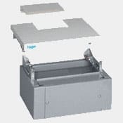 Hager - cloison de séparation métallique horizontale quadro4 et quadro5 longueur 620mm