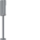 Hager - Pied tubulaire pour 2 bornes de recharge reference XEV1K, XEV1R