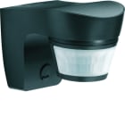 Hager - Détecteur de mouvement infrarouge standard mural 140° Anthracite, sortie 10A