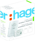 Hager - Pack carillon radio à piles 10 mélodies+flash (BP sonnette+récept+alimentations)