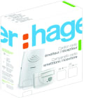Hager - Pack carillon radio à piles 3 mélodies (BP sonnette + récepteur + alimentations)