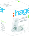 Hager - Pack carillon radio gigogne 230V 10 mélodies+flash (BP sonnette + récept + alim)