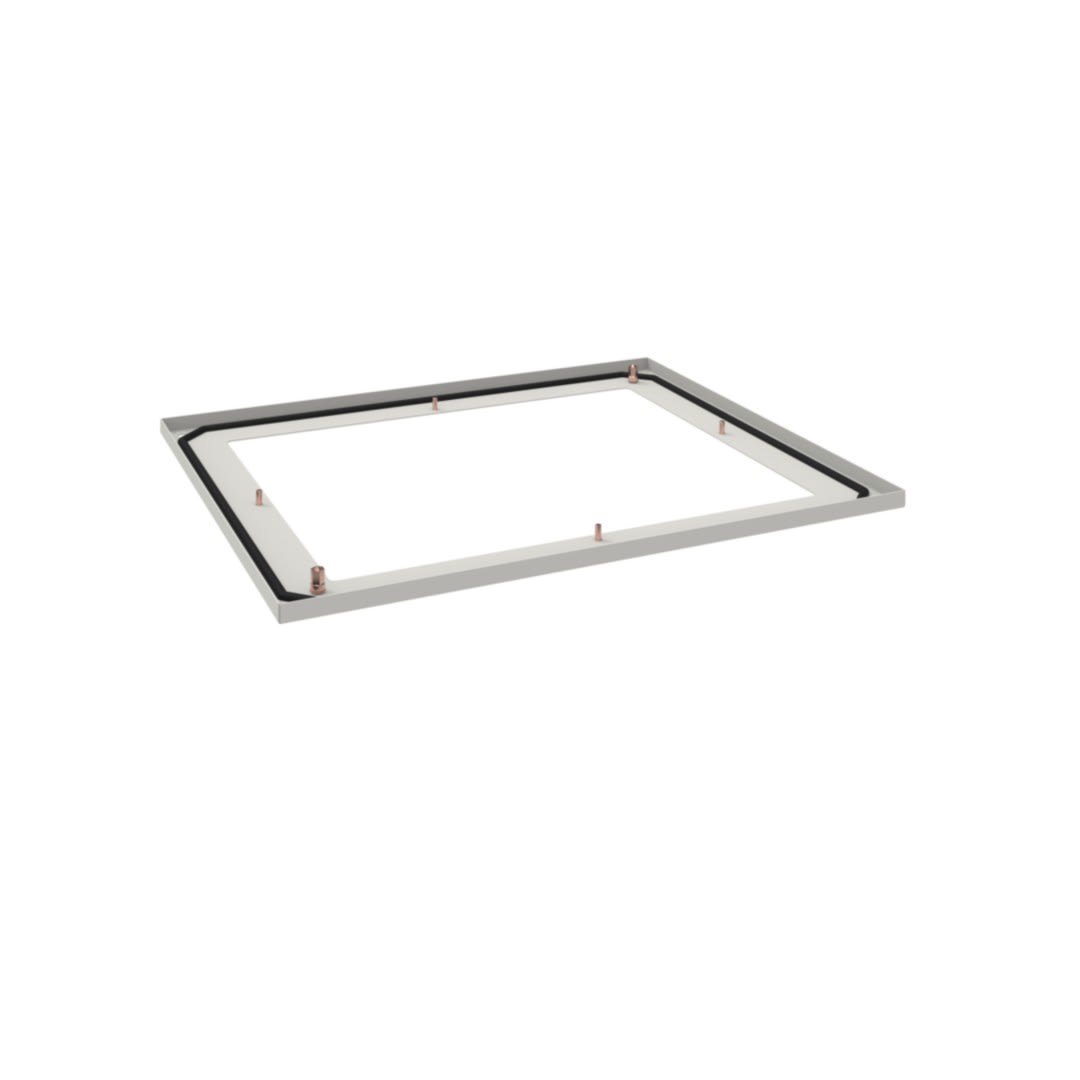 Hager - Plaque passe câbles ouverte basse pour quadro evo 900x600