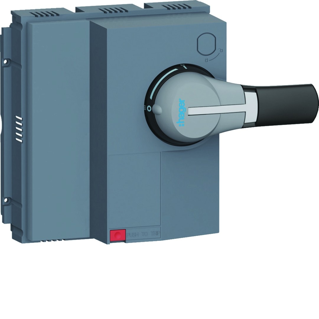 Hager - Commande rotative pour boitier moulé h3+ PW1600 en version interrupteur