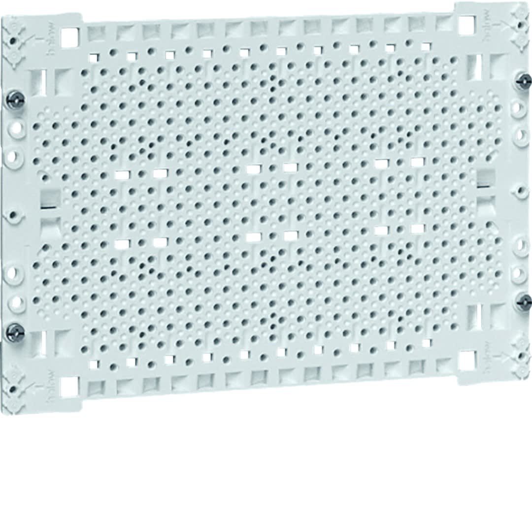 Hager - Plaque de montage plastique, 175x250mm
