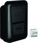 Hager - witty plus borne de recharge IP55 1x 7,4/22kW T2+RFID+APP BLE+OCPP+MID+XEM470