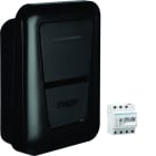 Hager - Witty plus borne de recharge IP54 1x 7,4/22kW T2+RFID+APP BLE+OCPP+MID+XEM470