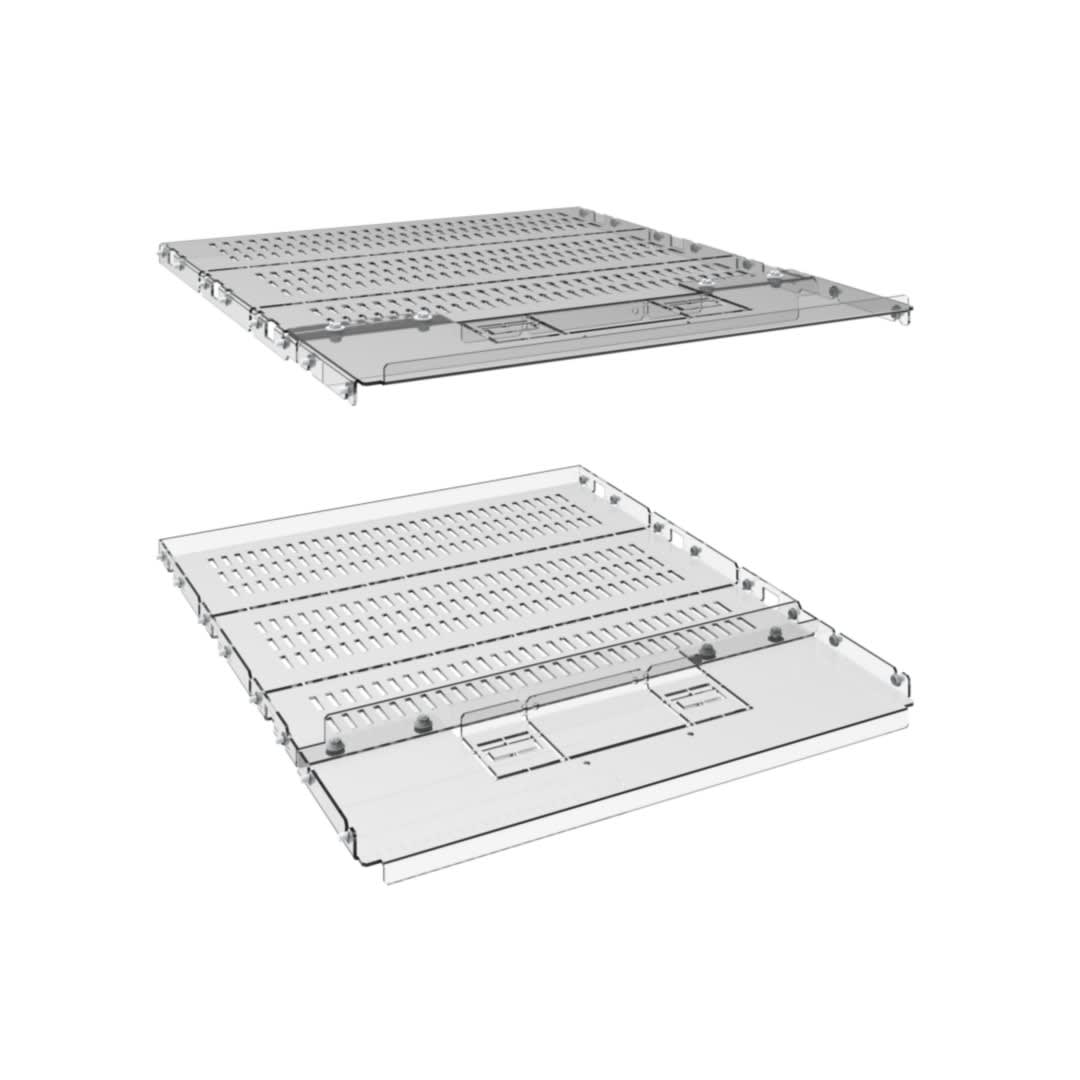 Hager - Séparation pour h3+ PW1600, quadro evo, forme 4b, fixe, largeur 600mm