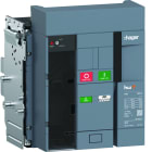 Hager - Disjoncteur Ouvert HW1 55kA 1600A 3P Débrochable sans chassis pour TU sentinel