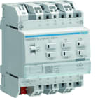 Hager - Actionneur KNX Secure 6 sorties 16A/230V charge capacitive config Mode Easy/ETS